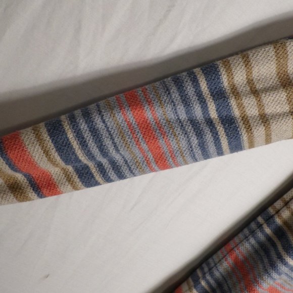 L.L Bean XL Horizontal Striped Long Sleeve Sweater Curved Bottom Edge - Picture 7 of 8